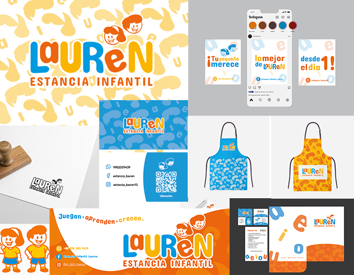 Branding Estancia Infantil Lauren